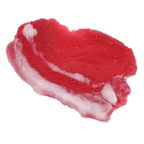 KOMBIUDA Schweinefleischimitat Simulationsessen lebensechtes Fleisch küchendekoration küchendeco Spielzeuge Modelle gefälschtes Fleisch-Lebensmittelmodell gefälschte Fleischdekoration Steak von KOMBIUDA