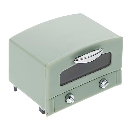 KOMBIUDA Shiwan Miniaturofen Puppenhausmöbel Kleinkindermöbel Miniofen Spielofen Für Puppenhauszubehör Backofen Für Puppenhausofen Kunststoff Grün von KOMBIUDA
