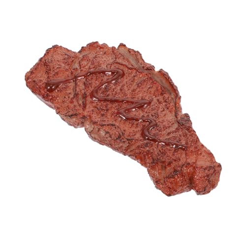 KOMBIUDA Simulation Steak Gefälschtes Lebensmittelmodell Steaks Realistische Gekochte Bratennahrungsnachbildung Kindersteakmodell Gefälschtes Fleisch Gefälschtes Steak Requisite Plüsch KOMBIUDA Simulation Steak Gefälschtes Lebensmittelmodell Steaks Realistische Gekochte Bratennahrungsnachbildung Kindersteakmodell Gefälschtes Fleisch Gefälschtes Steak Requisite Plüsch von KOMBIUDA