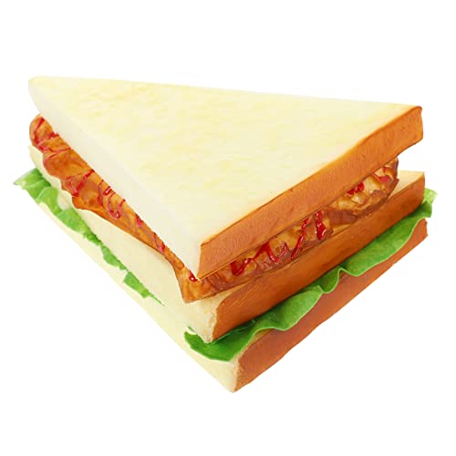 KOMBIUDA Simulations - Sandwich Essen Plüschtiere Toaster küchendekoration zabawki stymulujące rozwój Realistisch Kunstbrot Bäckerei Brotdekoration künstliches Sandwich Pu KOMBIUDA Simulations - Sandwich Essen Plüschtiere Toaster küchendekoration zabawki stymulujące rozwój Realistisch Kunstbrot Bäckerei Brotdekoration künstliches Sandwich Pu von KOMBIUDA