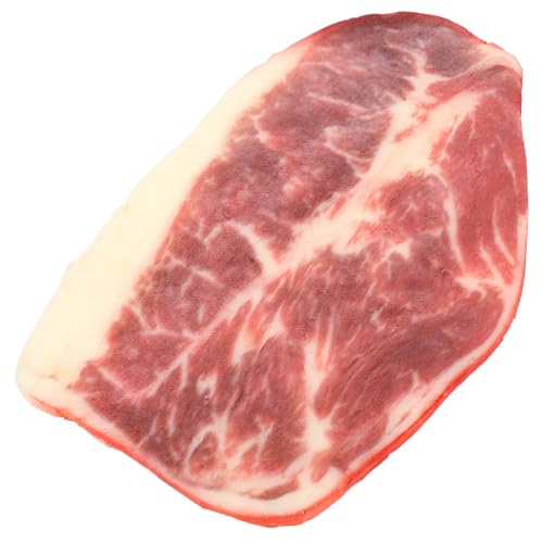 KOMBIUDA Simulationsrindfleischmodell Spielzeugnahrung Gekocht Gefälschtes Fleisch-lebensmittelmodell Simulationsfleisch Faux-Fleisch-Modell Spielzeugfleisch Gefälschtes Essen Künstlich KOMBIUDA Simulationsrindfleischmodell Spielzeugnahrung Gekocht Gefälschtes Fleisch-lebensmittelmodell Simulationsfleisch Faux-Fleisch-Modell Spielzeugfleisch Gefälschtes Essen Künstlich von KOMBIUDA
