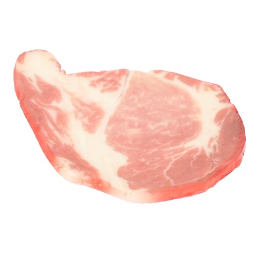 KOMBIUDA Simulationsrindfleischmodell für kinderspielzeug Toys for hühner künstlich gefälscht gekochtes Rindfleischmodell falsches Fleisch PVC-Material rot KOMBIUDA Simulationsrindfleischmodell für kinderspielzeug Toys for hühner künstlich gefälscht gekochtes Rindfleischmodell falsches Fleisch PVC-Material rot von KOMBIUDA