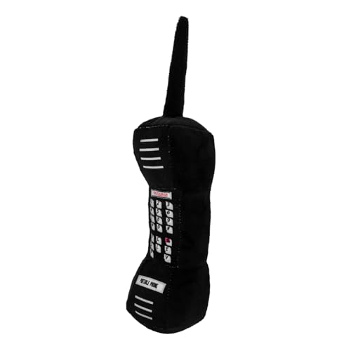 KOMBIUDA Simulationsspielzeug des Großen Plüsch Mädchen Kleinkind Telefon Handypuppe Kinderspielzeug Gefüllte Puppenspielzeuge Black Pp Baumwolle von KOMBIUDA
