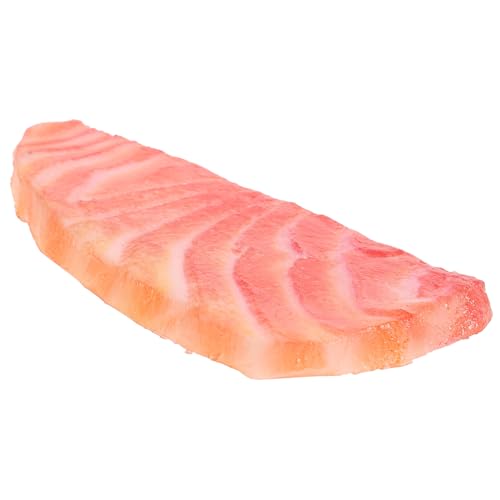 KOMBIUDA Simuliertes Lachsmodell Gefälschte Lachsscheiben Kleines Lachsdekor Desktop-lachs-Ornamente Künstliche Lachsmodelle Lebensmittelmodelle Für Lachsfilet Gefälschtes Essen PVC KOMBIUDA Simuliertes Lachsmodell Gefälschte Lachsscheiben Kleines Lachsdekor Desktop-lachs-Ornamente Künstliche Lachsmodelle Lebensmittelmodelle Für Lachsfilet Gefälschtes Essen PVC von KOMBIUDA