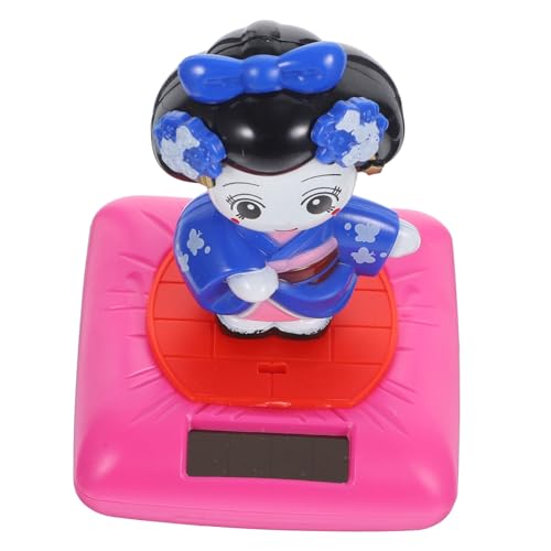 KOMBIUDA Solarbetriebene Kimono Puppe mit Nickkopf Design Kleine Plastische Auto Dekoration Stoßfest und Tragbar Traditionelle Japanische Ornamentfigur für Armaturenbrett und Wohnraum KOMBIUDA Solarbetriebene Kimono Puppe mit Nickkopf Design Kleine Plastische Auto Dekoration Stoßfest und Tragbar Traditionelle Japanische Ornamentfigur für Armaturenbrett und Wohnraum von KOMBIUDA