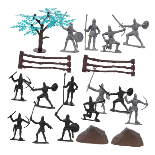 KOMBIUDA Soldaten Figuren Teiliges Antikes Soldaten Modell für Militärspielzeug mit Zubehör für Kreative Sandtisch Dekorationen und Party Events von KOMBIUDA