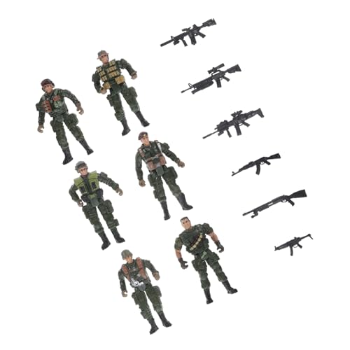 KOMBIUDA Set mit 12 Mini-Actionfiguren Soldatenmodellen Miniaturen für Jungen und Mädchen Sandtischdekoration realistische Figuren KOMBIUDA Set mit 12 Mini-Actionfiguren Soldatenmodellen Miniaturen für Jungen und Mädchen Sandtischdekoration realistische Figuren von KOMBIUDA