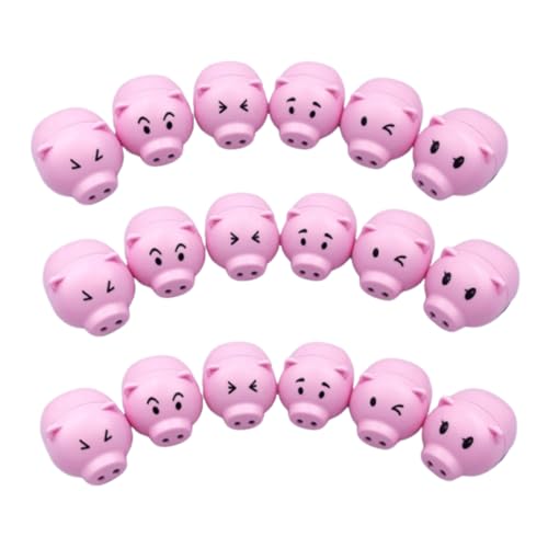 KOMBIUDA Pull Back Schweineauto-Spielzeug Für Kinder 18-teiliges Tierauto Lustige Designs Ideal Zum Spielen Zufälliger Stil von KOMBIUDA