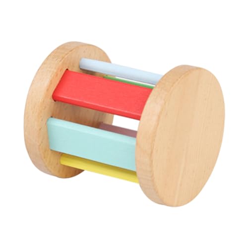 KOMBIUDA Montessori Holzrassel Mit Rollerfunktion Interaktives Musikspielzeug Für Junge Mädchen Fördert Hand-Augen-koordination Frühkindliche Entwicklung Für Zur Babyparty Und von KOMBIUDA