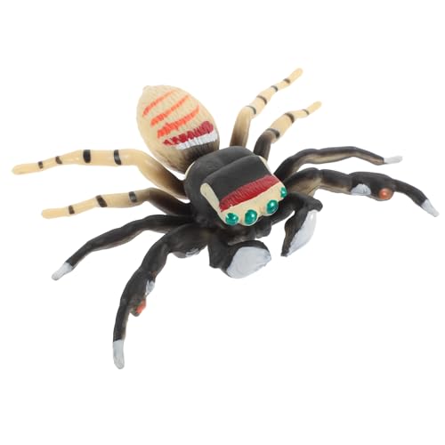 KOMBIUDA Gefälschte Spinne Plastikspinnenmodell Halloween-spinnenrequisit Szenenlayout Requisiten Simulations-plastikspinne von KOMBIUDA