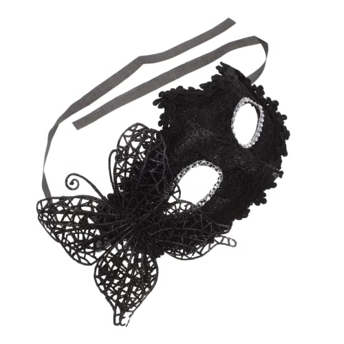 KOMBIUDA Spitzen Masquerade Halbgesichtsmaske Damen Cosplay Elegantes Muster Verstellbar Leicht für Fasching Karneval Party KOMBIUDA Spitzen Masquerade Halbgesichtsmaske Damen Cosplay Elegantes Muster Verstellbar Leicht für Fasching Karneval Party von KOMBIUDA