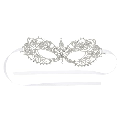 KOMBIUDA Spitzenmaske für Damen Filigranes Venezianisches Design Dekoratives Accessoire für Tanzpartys Karneval Halloween und Maskerade Vielseitig Einsetzbar bei Kostüm und Themenfesten KOMBIUDA Spitzenmaske für Damen Filigranes Venezianisches Design Dekoratives Accessoire für Tanzpartys Karneval Halloween und Maskerade Vielseitig Einsetzbar bei Kostüm und Themenfesten von KOMBIUDA