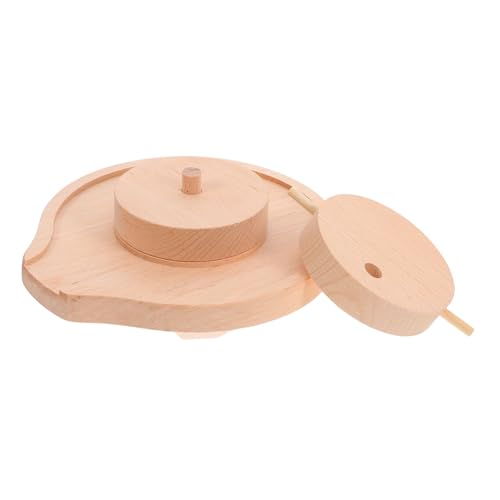 KOMBIUDA Steinmühlenmodell Kleine Holzschleifsteinfigur kleine traditionelle Schleifmühle kleine Maßstab Werkzeugverzierungen hölzerne Handheld -Schleifmühle Ornament Beige KOMBIUDA Steinmühlenmodell Kleine Holzschleifsteinfigur kleine traditionelle Schleifmühle kleine Maßstab Werkzeugverzierungen hölzerne Handheld -Schleifmühle Ornament Beige von KOMBIUDA