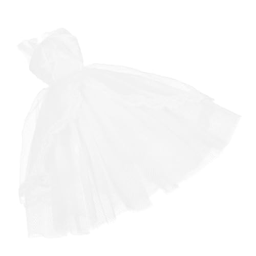 KOMBIUDA Stilvolle Hochzeitskleid-Requisite Puppenkleidung Klein Prinzessin Modepuppe Wiederverwendbares Puppenkleid Puppenkostüm Zum Anziehen Puppenersatzkleid Polyester von KOMBIUDA