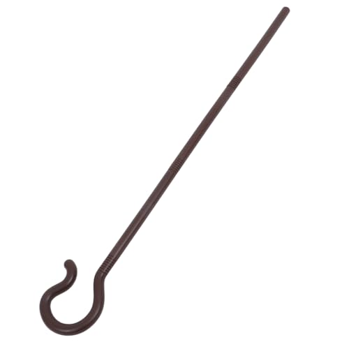 KOMBIUDA Stock Cosplay-verzierung Halloween Liefert Halloween-Cosplay-zubehör Zuckerrohr-Requisiten- Halloween Cane Halloween-Stick Rohrdekor Zuckerrohr Kostüm Rohrstütze Brown Plastik von KOMBIUDA