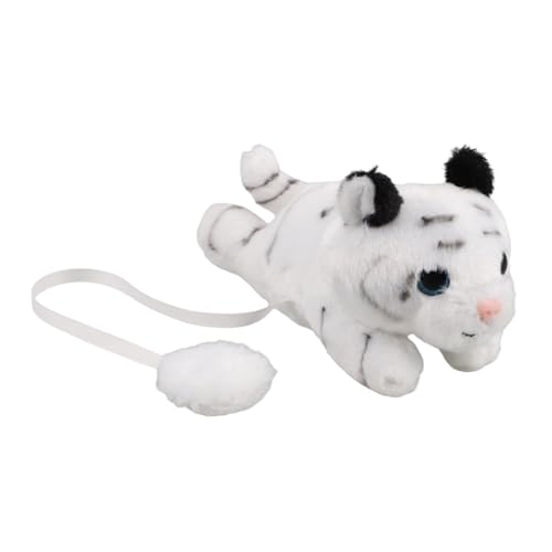 KOMBIUDA Stofftiere Tiger Partygeschenke Niedlicher Ausgestopfter Tiger Kleiner Tiger Stofftier Ausgestopftes Tigermodell Tigerfigur Kreative Tierverzierung Simulation Plüsch von KOMBIUDA