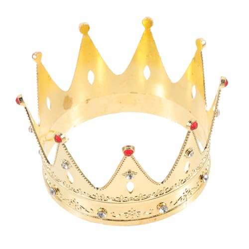 KOMBIUDA Strass Kronen Goldene Cosplay Krone Metall Party Tiara von KOMBIUDA