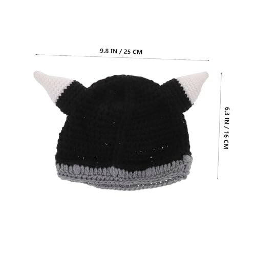 KOMBIUDA Stricken Lustige Hörner Realistische Dekoration Männer Beanie Kopfbedeckung Wikinger Und Themen Gehörnte Kostüm Horn Veranstaltungen Für Perücke Zubehör Mit Im Freien Imitiert KOMBIUDA Stricken Lustige Hörner Realistische Dekoration Männer Beanie Kopfbedeckung Wikinger Und Themen Gehörnte Kostüm Horn Veranstaltungen Für Perücke Zubehör Mit Im Freien Imitiert von KOMBIUDA