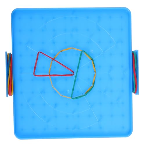 KOMBIUDA Studenten-pinnwand Digitale Stecktafel Schiebewürfel Gadget-würfel Tragbares Steckbrett Wandbehänge-Banner Weiße Tafel Nagelbrett Für Grundschüler Kinderspielzeug Plastik Blue von KOMBIUDA