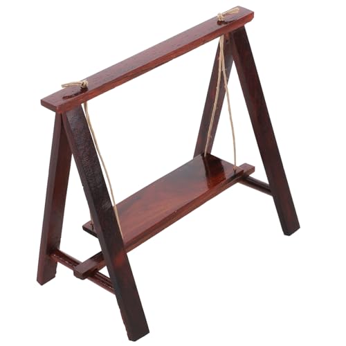 KOMBIUDA Swing-Modellierfigur Puppenständer Puppenmöbel Fee Kessel Miniaturschaukel für kinderspielzeug Kid Toys Mini-Schaukel- Mini-Schaukel-Dekoration Holz Brown KOMBIUDA Swing-Modellierfigur Puppenständer Puppenmöbel Fee Kessel Miniaturschaukel für kinderspielzeug Kid Toys Mini-Schaukel- Mini-Schaukel-Dekoration Holz Brown von KOMBIUDA