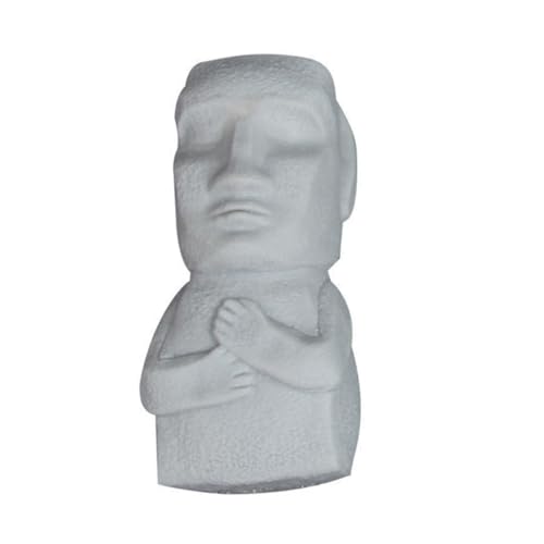 KOMBIUDA TPR Moai Squeeze Toy Stressabbau Druckentlastung Kreatives Anti Stress Büro für Erwachsene und Kompaktes Tragbares Druckspielzeug von KOMBIUDA