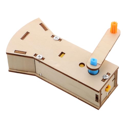 KOMBIUDA Taschenlampe campinglicht ausenleuchte Notbeleuchtung Physik Experiment kleines tragbares Licht Handgekurbelte Campingleuchte hölzern Beige von KOMBIUDA
