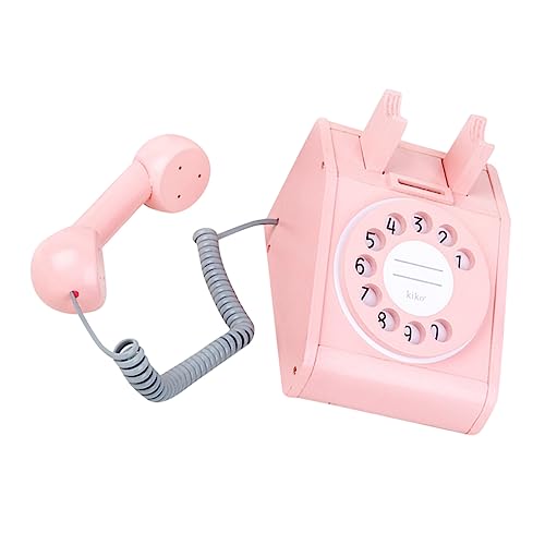 KOMBIUDA Telefon kinderzimmer zubehör holzspielzeug Rollenspiel Toy for The Teachers Toys Simulation Kinderspielzeug Spielhaus Interaktionsspielzeug hölzern Rosa KOMBIUDA Telefon kinderzimmer zubehör holzspielzeug Rollenspiel Toy for The Teachers Toys Simulation Kinderspielzeug Spielhaus Interaktionsspielzeug hölzern Rosa von KOMBIUDA