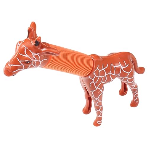 KOMBIUDA Teleskopisches Pop Tube Tier Giraffe Fidget Sensory Partygeschenk Bunte Flexible Zappelröhre für Erwachsene Zufällige Farbe von KOMBIUDA