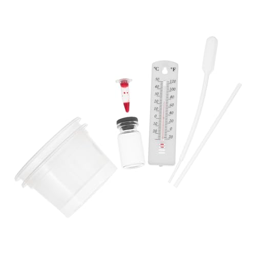 KOMBIUDA Thermometer-materialsatz Für Kinder Wissenschaftsset Mit Stiel DIY-experimente Zum Lernen Von Wärmeausdehnung von KOMBIUDA
