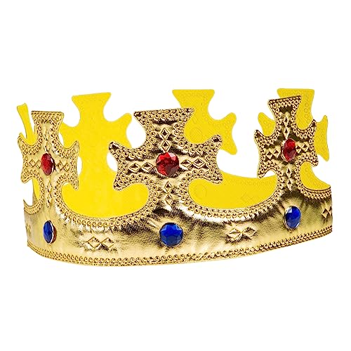 KOMBIUDA Tiara Halloween Krone König Kronprinz Kostüm Krone König Requisite Für König Strass Abschlussball Krone Geburtstag König Folienkrone Jungenkronen Stoff KOMBIUDA Tiara Halloween Krone König Kronprinz Kostüm Krone König Requisite Für König Strass Abschlussball Krone Geburtstag König Folienkrone Jungenkronen Stoff von KOMBIUDA