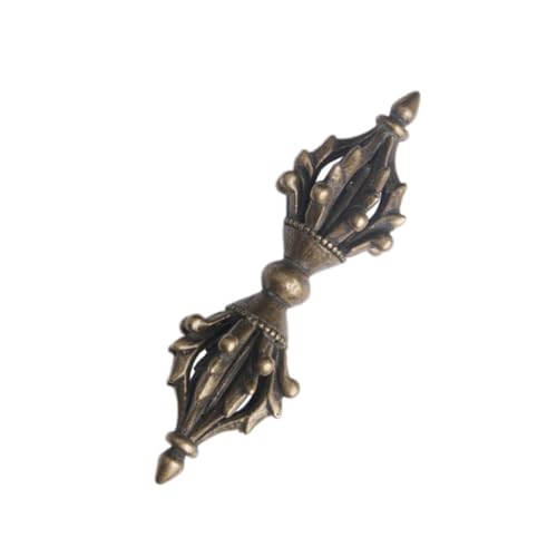 KOMBIUDA Tibetischer Vajra Pestle Vintage Antikes Feng Shui Desktop Ornament Handgefertigte Buddhistische Dekoration Kompakt Langlebig und Elegant für Wohn und Arbeitsbereiche KOMBIUDA Tibetischer Vajra Pestle Vintage Antikes Feng Shui Desktop Ornament Handgefertigte Buddhistische Dekoration Kompakt Langlebig und Elegant für Wohn und Arbeitsbereiche von KOMBIUDA