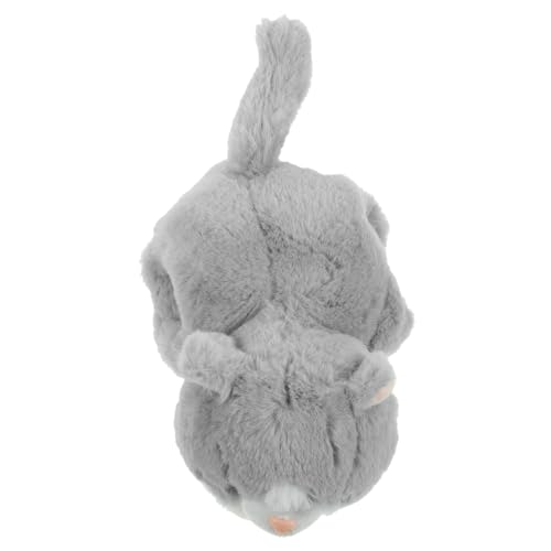 KOMBIUDA Tier Plüsch Puppe Tier Grau Pp Baumwolle Slap Armbänder Party Favors Handgelenk Dekorative Hugger von KOMBIUDA