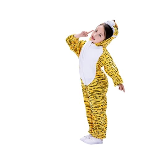 KOMBIUDA Tiger Kostü Für Tierkostü Zum Verkleiden Für Rollenspiele Maskerade Und Bühnenaufführungen Cosplay Outfit Größe XL Für Jungen Und ädchen KOMBIUDA Tiger Kostü Für Tierkostü Zum Verkleiden Für Rollenspiele Maskerade Und Bühnenaufführungen Cosplay Outfit Größe XL Für Jungen Und ädchen von KOMBIUDA