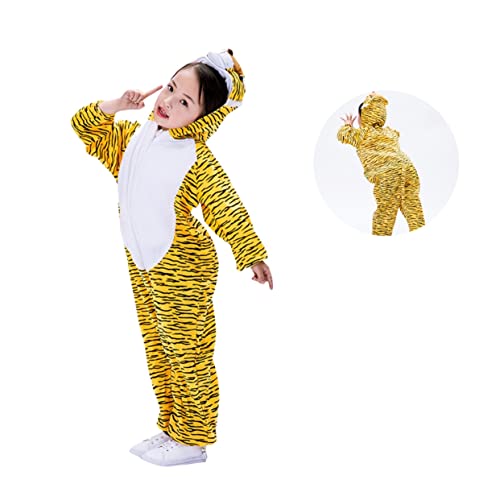 KOMBIUDA Tiger Kostü Für Tierkostü Für Rollenspiele Maskerade Und Bühnenaufführungen Cosplay Outfit Größe Ideal Für Fantasievolles Und Kostümpartys KOMBIUDA Tiger Kostü Für Tierkostü Für Rollenspiele Maskerade Und Bühnenaufführungen Cosplay Outfit Größe Ideal Für Fantasievolles Und Kostümpartys von KOMBIUDA