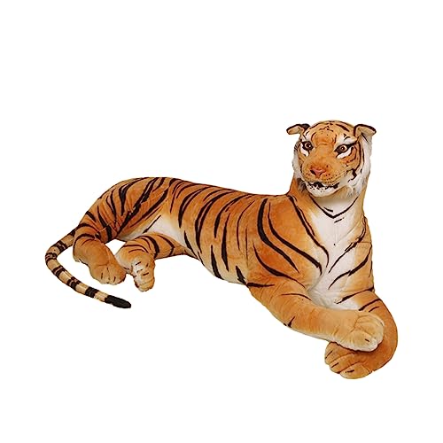 KOMBIUDA Tigerpuppe Tiger Simulation Tiger Ausgestopftes Tierspielzeug Mit Tieren Gefüllte Puppen Orange von KOMBIUDA
