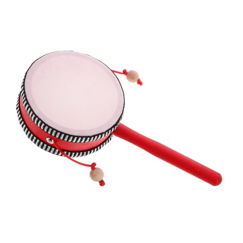 KOMBIUDA Traditionelles Rasselspielzeug für Handtrommel mit Affenmotiv Musikinstrument für Kleinkinder Fördert Musikalisches Interesse und Rhythmusgefühl Orff Instrument für Sicheres KOMBIUDA Traditionelles Rasselspielzeug für Handtrommel mit Affenmotiv Musikinstrument für Kleinkinder Fördert Musikalisches Interesse und Rhythmusgefühl Orff Instrument für Sicheres von KOMBIUDA