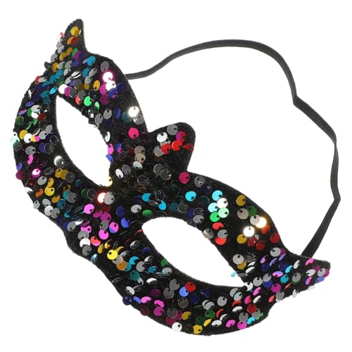 KOMBIUDA Venezianische Pailletten Maske Halbgesicht mit Verstellbarem Elastikband für Karneval Kostüm Party Cosplay Damen und Herren KOMBIUDA Venezianische Pailletten Maske Halbgesicht mit Verstellbarem Elastikband für Karneval Kostüm Party Cosplay Damen und Herren von KOMBIUDA