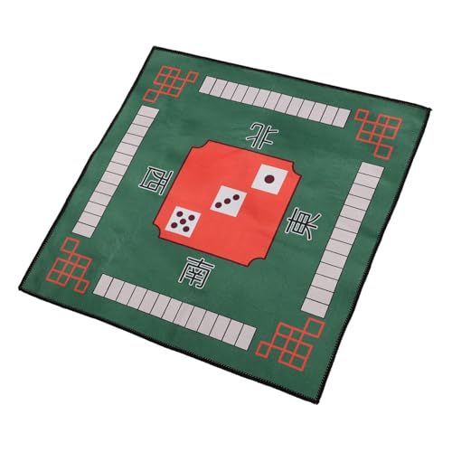 KOMBIUDA Verdickte rutschfeste Mahjong Tischdecke Schalldämpfende Quadratische Spielmatte für Poker Karten und Brettspiele für Zuhause und Freizeiträume von KOMBIUDA