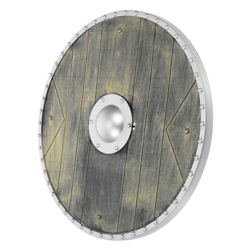 KOMBIUDA Viking Schild Requisite aus Robustem Kunststoff Leichtes Piraten Ritterkostüm Zubehör Authentisches Römisches Design für Kinderkostüme und Bühnenauftritte KOMBIUDA Viking Schild Requisite aus Robustem Kunststoff Leichtes Piraten Ritterkostüm Zubehör Authentisches Römisches Design für Kinderkostüme und Bühnenauftritte von KOMBIUDA