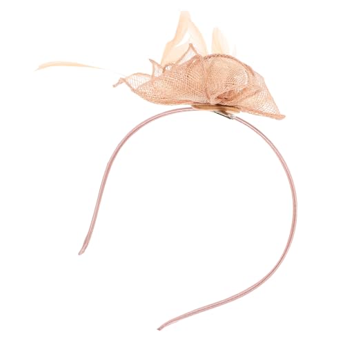 KOMBIUDA Vintage Fascinator Haarspange mit Hut Eleganter Cocktail Tea Party Kopfschmuck für Damen und Mädchen Vielseitiges Haarschmuck Accessoire für Kurze und Lange Haare von KOMBIUDA