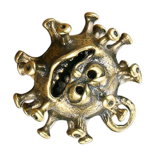 KOMBIUDA Virusornament aus Messing einzigartige Cartoon-Anhänger DIY-Figuren Streichornamente Spielzeugfiguren dekorieren messingfiguren Glücksstatuen Kupfer Golden KOMBIUDA Virusornament aus Messing einzigartige Cartoon-Anhänger DIY-Figuren Streichornamente Spielzeugfiguren dekorieren messingfiguren Glücksstatuen Kupfer Golden von KOMBIUDA