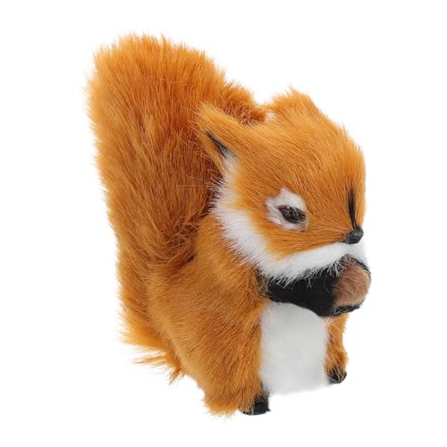 KOMBIUDA Weiches Stofftier Eichhörnchen Realistische Eichhörnchen Dekoration Mini Tiermodell Lebendiges Pelziges Eichhörnchen Ornament Ausgestopftes Eichhörnchen KOMBIUDA Weiches Stofftier Eichhörnchen Realistische Eichhörnchen Dekoration Mini Tiermodell Lebendiges Pelziges Eichhörnchen Ornament Ausgestopftes Eichhörnchen von KOMBIUDA