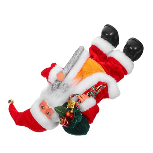 KOMBIUDA Weihnachtsmann- Dekorationsspiele Santa Puppe Elektrisches Weihnachtsmann Kleine Weihnachtspuppe Elektronisches Bauteil von KOMBIUDA