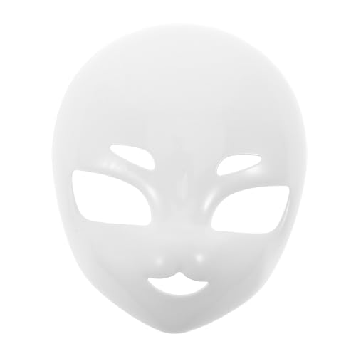 KOMBIUDA Weiße Vollgesichts Maske aus Dickem Kunststoff Blanko Masquerade Maske für Halloween Vielseitige Kostümrequisite für Cosplay und Maskenball Detailgetreu Gestaltete Festtagsmaske KOMBIUDA Weiße Vollgesichts Maske aus Dickem Kunststoff Blanko Masquerade Maske für Halloween Vielseitige Kostümrequisite für Cosplay und Maskenball Detailgetreu Gestaltete Festtagsmaske von KOMBIUDA