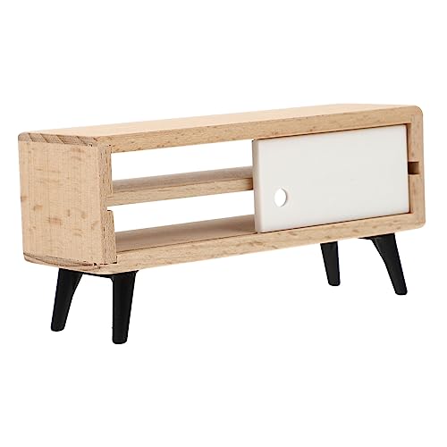 KOMBIUDA Zubehör Für Puppenhäuser Mini-Layout-Requisite Tv-Schrank Schmuck Vortäuschen Spielmöbel Möbelzubehör Für Kinderspielzeug Tv- Mini-möbeldekor Holz KOMBIUDA Zubehör Für Puppenhäuser Mini-Layout-Requisite Tv-Schrank Schmuck Vortäuschen Spielmöbel Möbelzubehör Für Kinderspielzeug Tv- Mini-möbeldekor Holz von KOMBIUDA