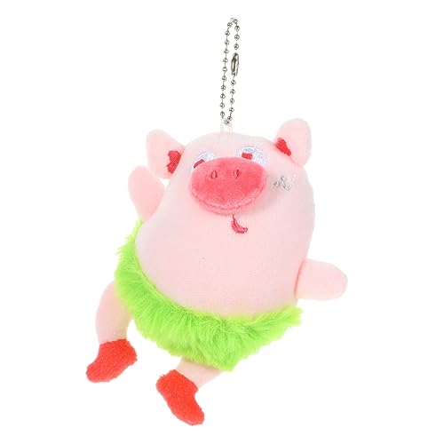 KOMBIUDA ausgestopfte Schweinepuppen als Schlüsselanhänger Rucksack hängendes meerschweinchen Kuscheltier Piggy Spielzeug Handtaschen Ornament Schultaschen-Plüsch-Anhänger gefülltes von KOMBIUDA