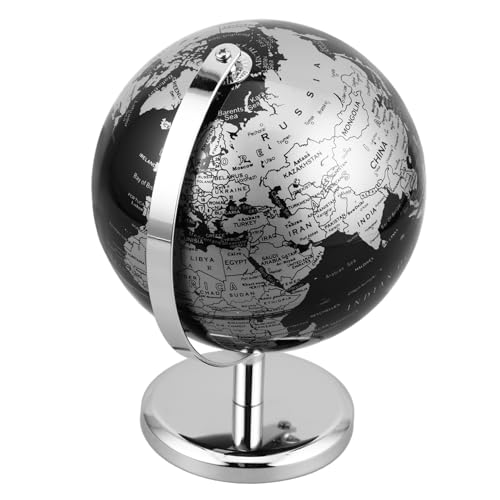 KOMBIUDA büro Dekoration Desktop-Weltkugel Schreibtischdekoration für zu Hause Schreibtischschmuck Desktop-Ornament Weltkugel-Ornament dekorative Schreibtischverzierung Metall Black KOMBIUDA büro Dekoration Desktop-Weltkugel Schreibtischdekoration für zu Hause Schreibtischschmuck Desktop-Ornament Weltkugel-Ornament dekorative Schreibtischverzierung Metall Black von KOMBIUDA