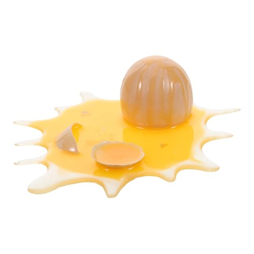 KOMBIUDA Lustiges Zerbrochenes Ei Scherzartikel Wassersprüh Spielzeug Für Kinder Aprilscherz Dekoration Parodie Stressball Für Party Tisch von KOMBIUDA