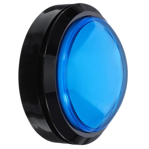 KOMBIUDA große Knöpfe große druckknöpfe Spielbuzzer elektronischer Buzzer Buzzer-Alarmknopf Spiele-Summer Spielshow-Summer Spiel Antwort Summer elektronischer Antwortgeber Blue von KOMBIUDA