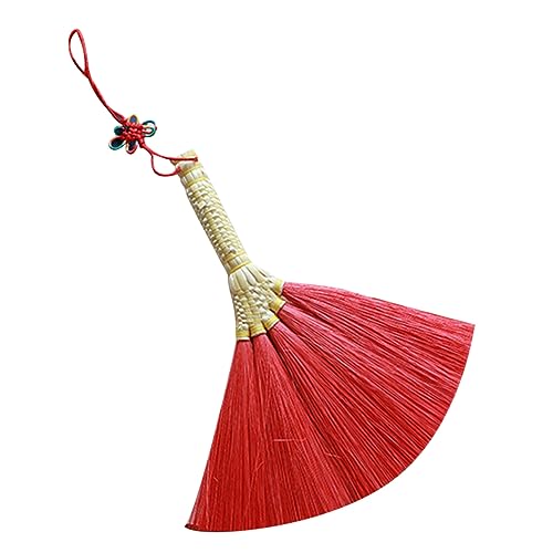 KOMBIUDA hängen Besen heizlùfter fensterdekoration Chinese New Year Decoration Wanddekoration Zubehör Haustier Opa -Anhänger- Mini-Besen-Anhänger Sorghum-Stiele von KOMBIUDA